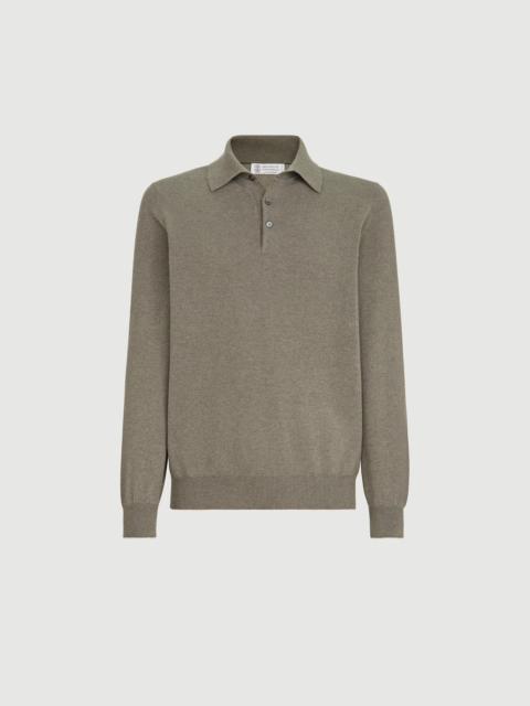 Brunello Cucinelli Cashmere knit polo shirt