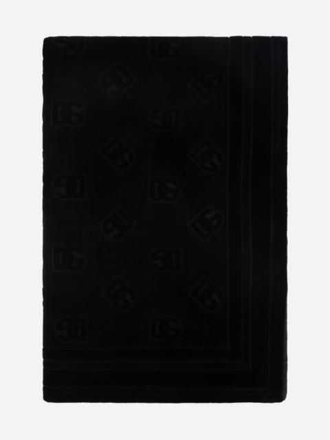 Dolce & Gabbana Cotton jacquard beach towel with DG Monogram