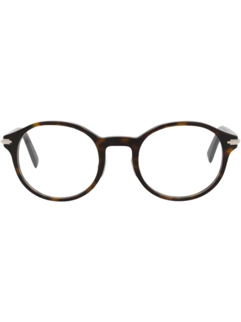 Dior Dior Round-Frame Acetate Optical Frames Havana Havana Transparent (DM50009F-53-052)