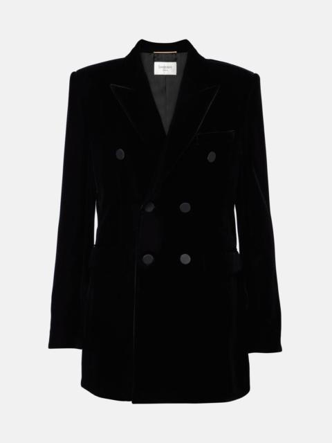 SAINT LAURENT Velvet blazer
