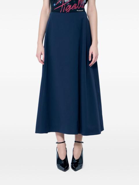BALENCIAGA A-line midi skirt