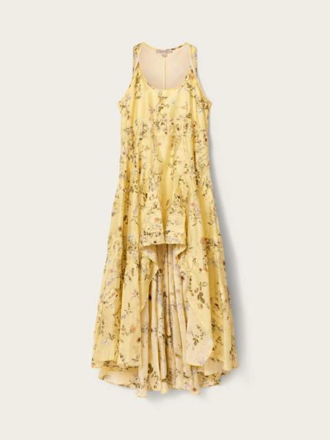 ALLSAINTS DORINA FLORAL ASYMMETRIC DRESS