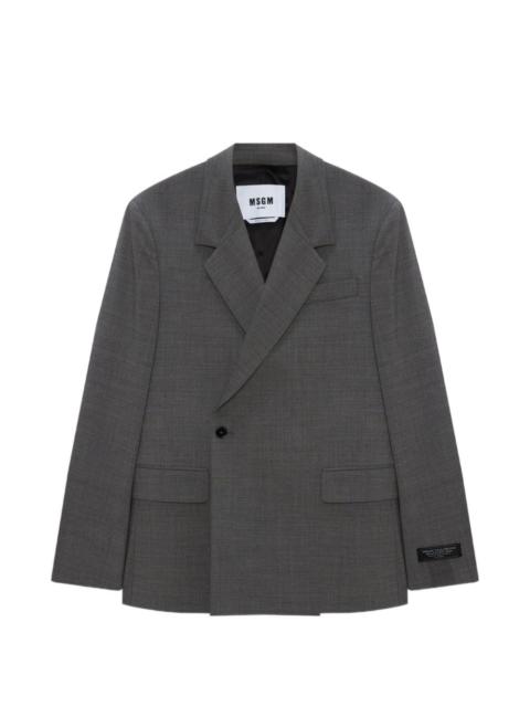 MSGM double-breasted blazer
