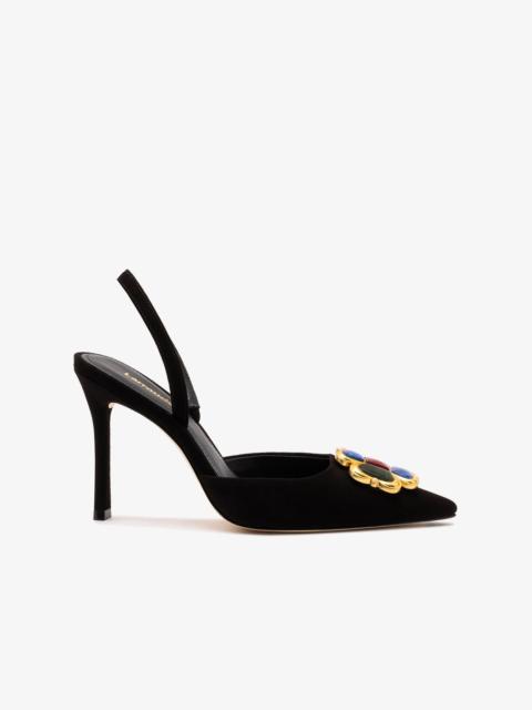 Chrissy Pump In Black Leather