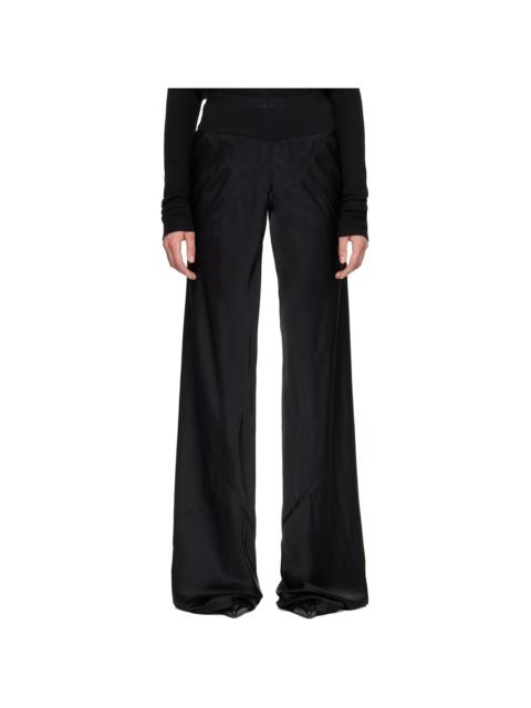Rick Owens Black Tower Bias Trousers