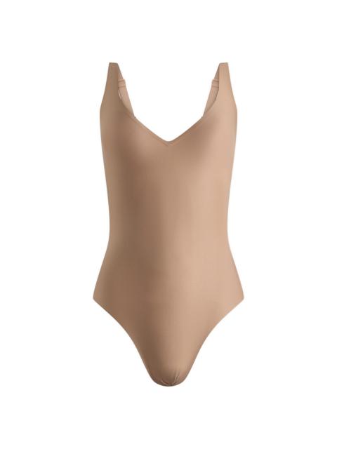 SKIMS SKIMS Unlined Plunge Thong Bodysuit