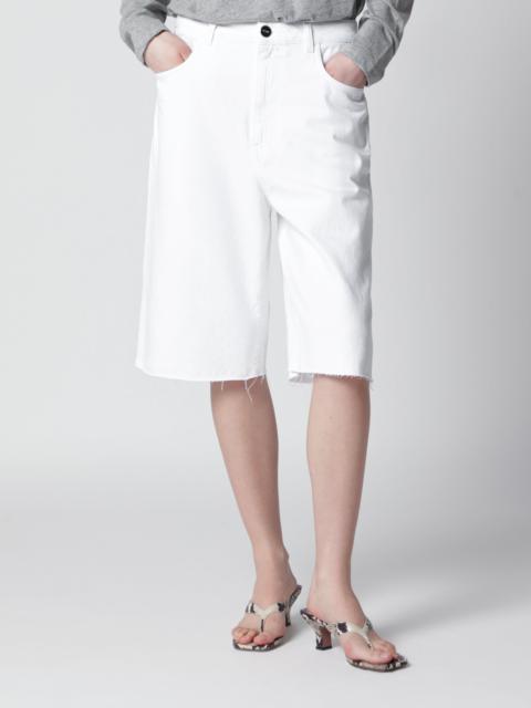 RÓHE White cotton bermuda shorts