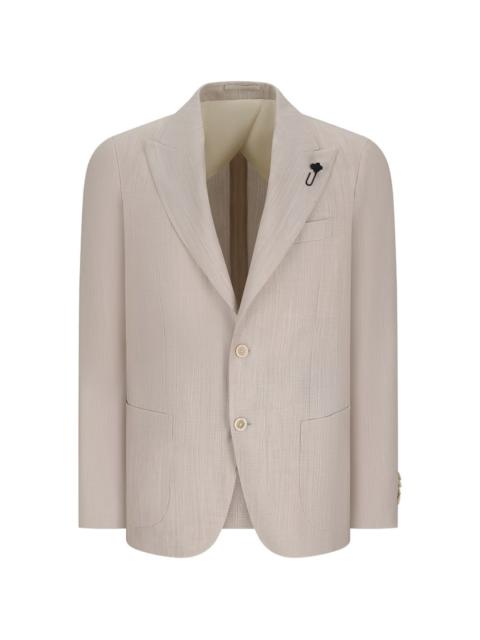 LARDINI notched-lapel iconic jacket