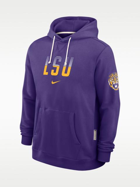 Nike LSU Sideline Standard Issue Men's Nike Dri-FIT College Pullover Hoodie