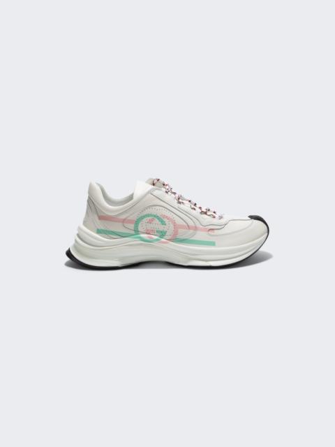 GUCCI GG Low Top Sneaker Green and White