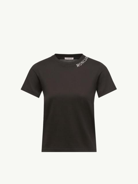Moncler Sketch Logo Cotton T-Shirt