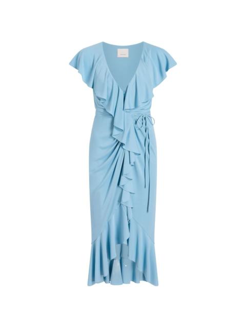 Cinq à Sept Malak ruffled asymmetric dress