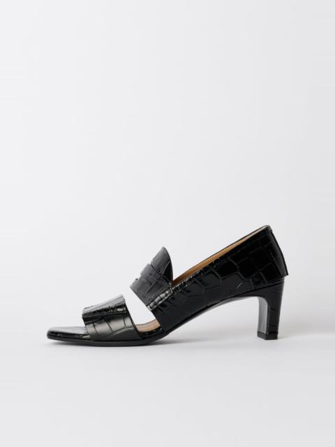 Our Legacy Court Sandal Licorice Croc Bull Hide