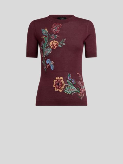 Etro WOOL-BLEND JACQUARD SWEATER