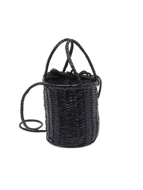 DRAGON DIFFUSION braided leather bucket bag