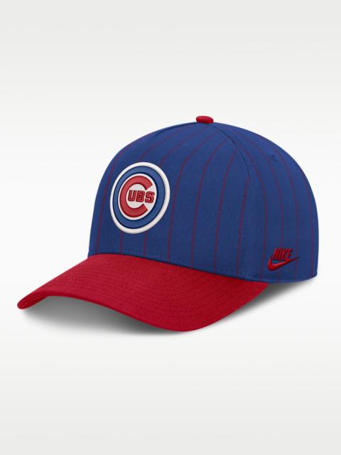 Nike Chicago Cubs Cooperstown Rise Men's Nike MLB A-Frame Adjustable Hat