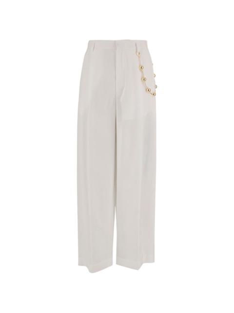 DARKPARK Danielle chain-detail palazzo pants