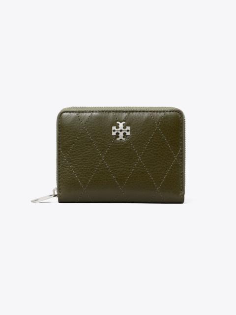 TORY BURCH Small Charlie Quilted Zip-Around Wallet