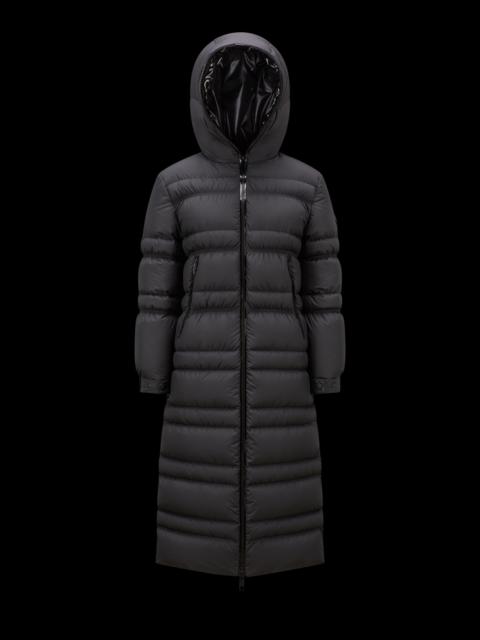 Moncler Avocette Long Down Jacket | REVERSIBLE