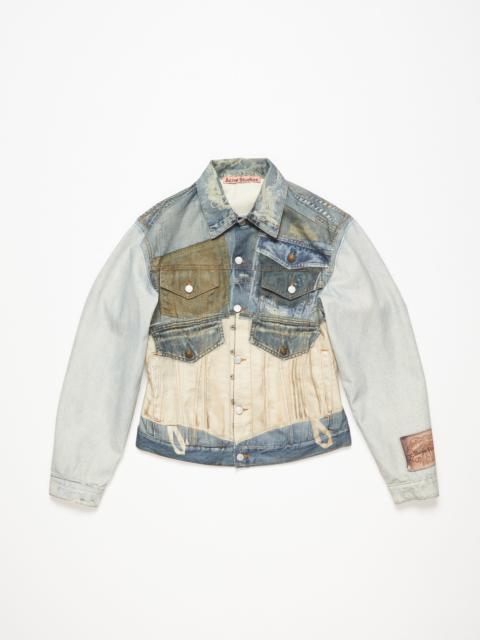 Acne Studios Printed jacket - Fitted fit - Mid Blue