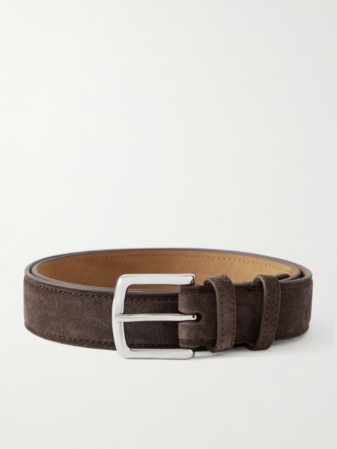 GEORGE CLEVERLEY 3cm Suede Belt