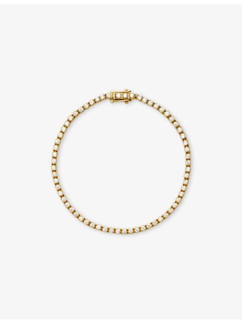 MISSOMA Classic 18ct Gold Vermeil-Plated Sterling Silver Tennis Bracelet