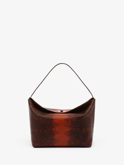 CHRISTOPHER ESBER Turnlock Lizard Shoulder Bag