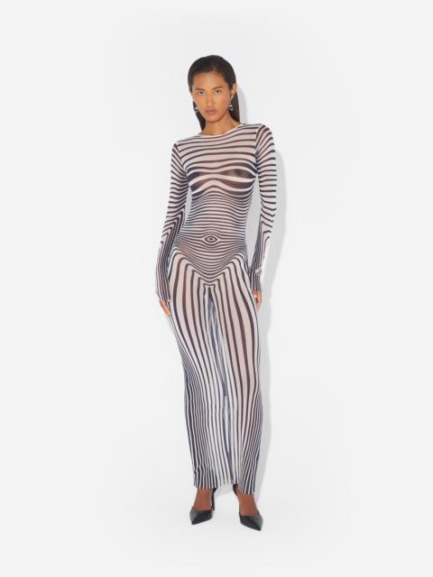 Jean Paul Gaultier RE-EDITION - THE NAVY BLUE BODY MORPHING DRESS