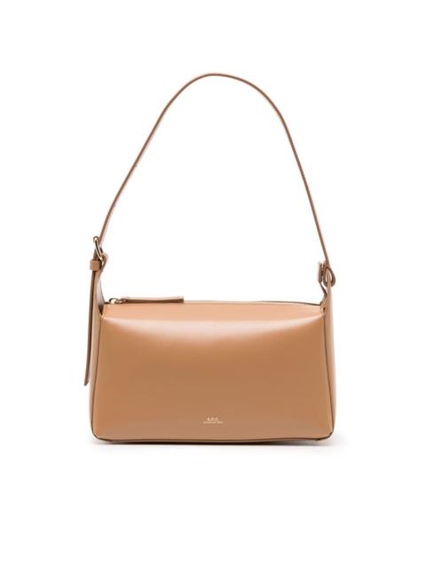 Virginie leather shoulder bag