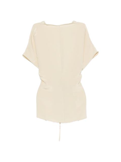 TOVE Anya boat-neck blouse