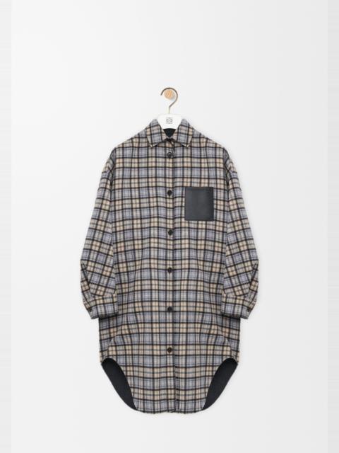 Coat in wool and cashmere