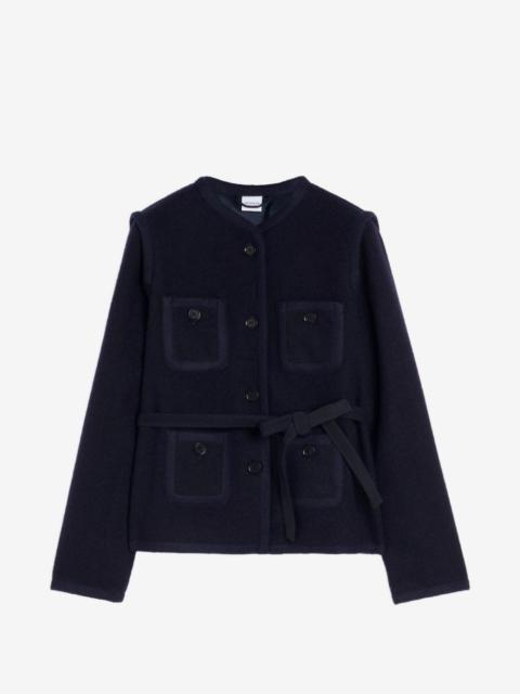 Aspesi belted four-pocket jacket