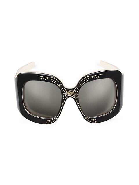 GUCCI Hollywood Forever 60mm Butterfly Sunglasses