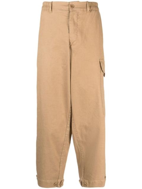 YMC elasticated-waist cropped trousers