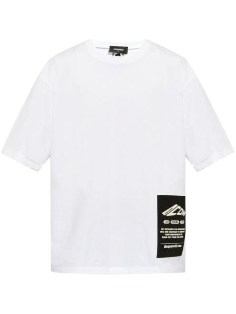 DSQUARED2 maxi logo patch T-shirt