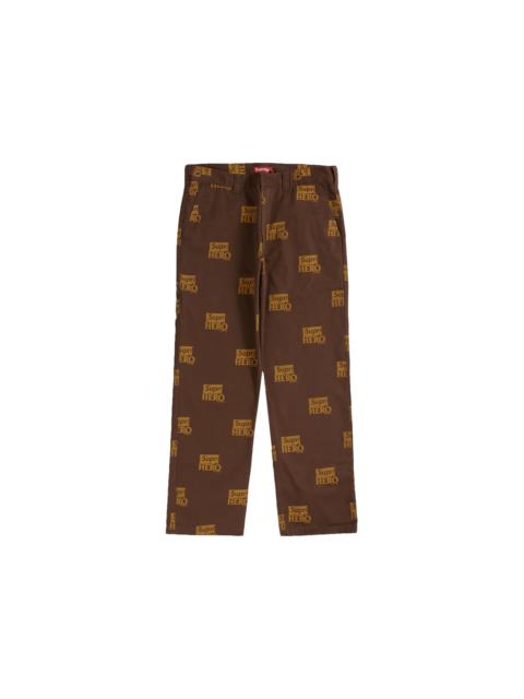 Supreme Supreme ANTIHERO Work Pant Brown