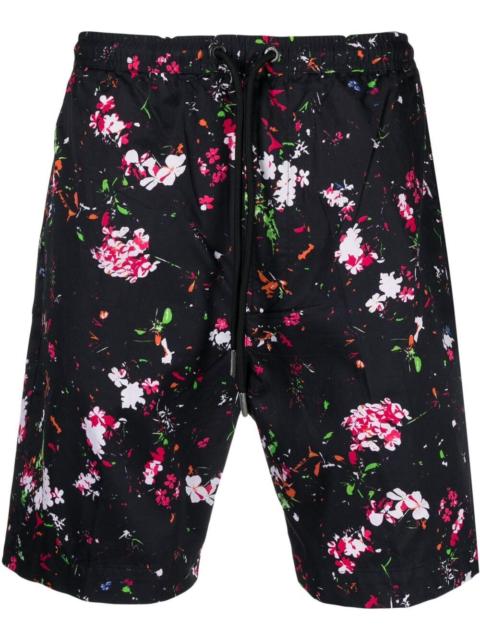 Diesel floral-print shorts