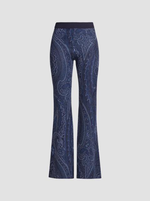 Etro Women's Paisley Knit Trousers - Multi