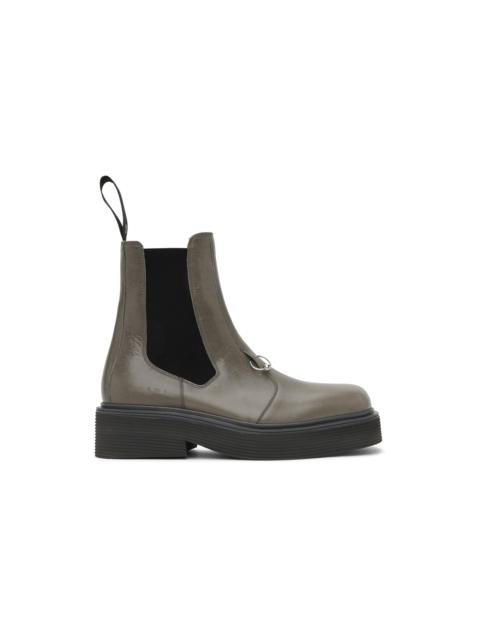 Marni Gray O-Ring Chelsea Boots