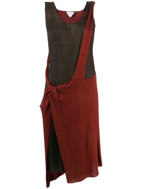 Bottega Veneta deconstructed knit dress