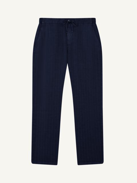 FRESCOBOL CARIOCA MENDES LINEN-BLEND TROUSERS
