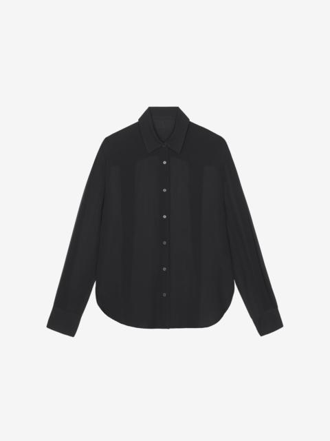 The Frankie Shop Peri Georgette Shirt - Black