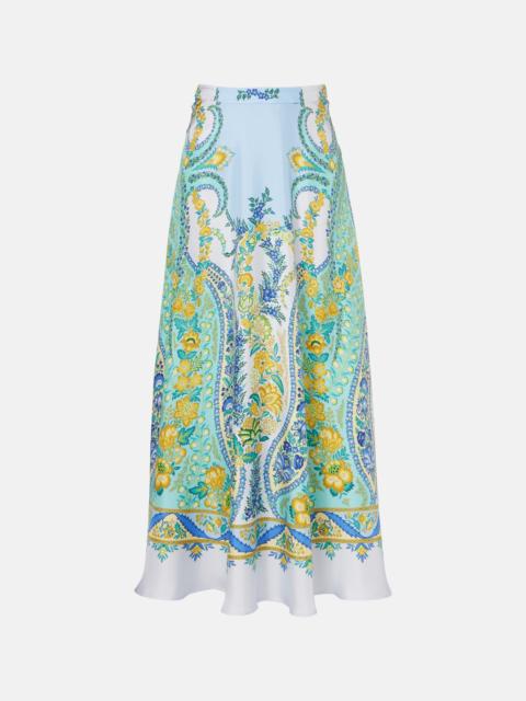 Etro Floral silk maxi skirt