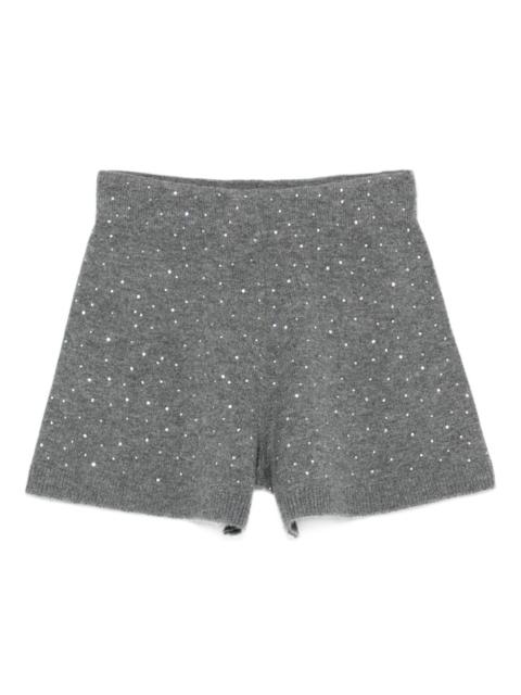 maje embellished shorts