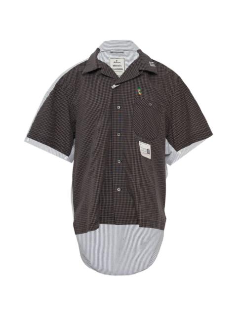 Maison MIHARAYASUHIRO plaid striped shirt