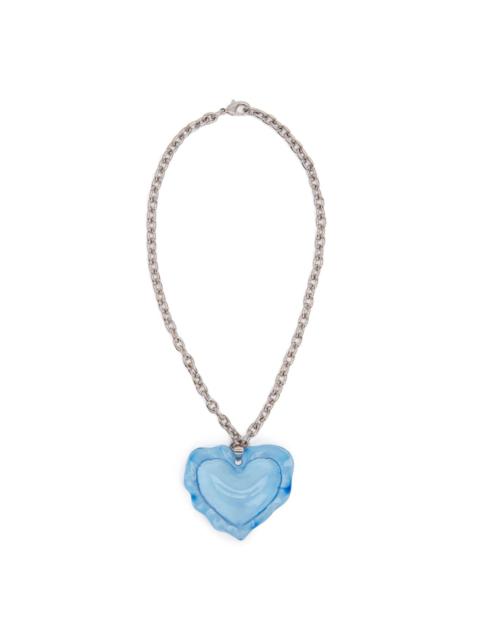 NINA RICCI Cushion Heart pendant necklace