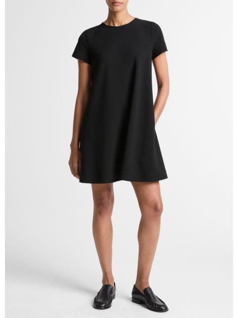 Vince Bias Short-Sleeve Dress