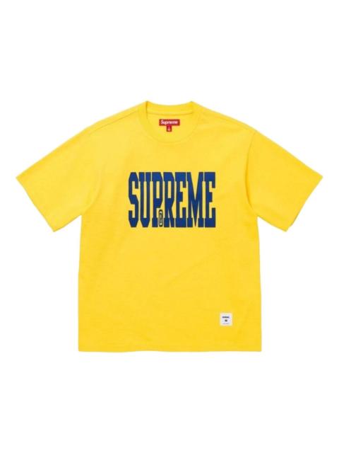 Supreme Supreme FW26 Stretch Appliqué S/S T-Shirt 'Yellow' SUP-FW26-016-YEL