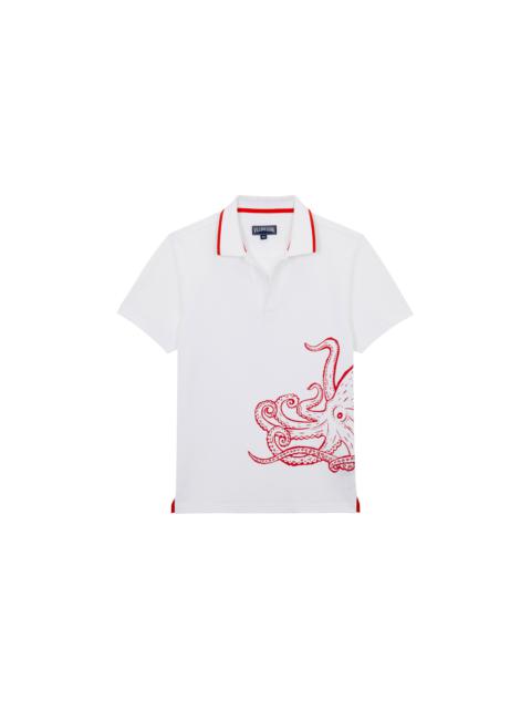 Vilebrequin Men Cotton Polo Printed Poulpe
