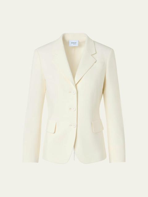 AKRIS Single-Breasted Boyfriend Blazer